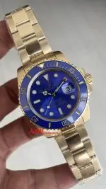 Rolex Submariner Bluesy 126618LB Gold Mavi Kadran 41mm Replika Saat
