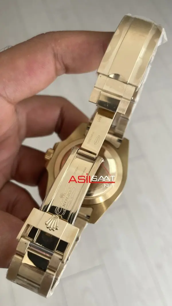 Rolex Submariner Bluesy 126618LB Gold Mavi Kadran 41mm Replika Saat