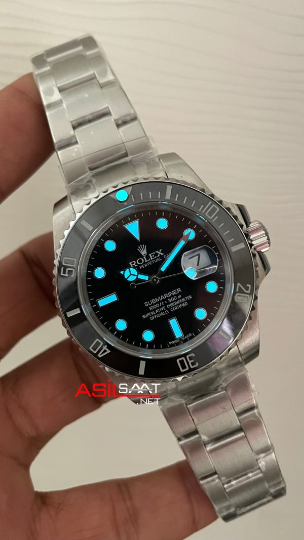Rolex Submariner Date 126610LN Siyah Kadran 41mm Replika Saat