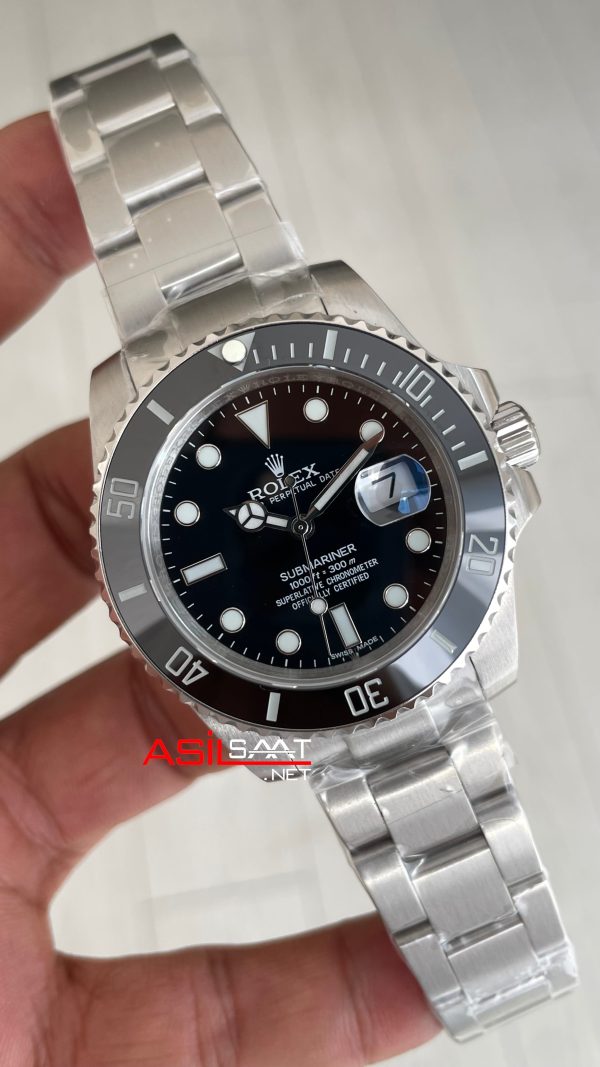 Rolex Submariner Date 126610LN Siyah Kadran 41mm Replika Saat