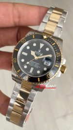 Rolex Submariner Date 126613LN Siyah Kadran Two Tone Gold 41mm Replika Saat