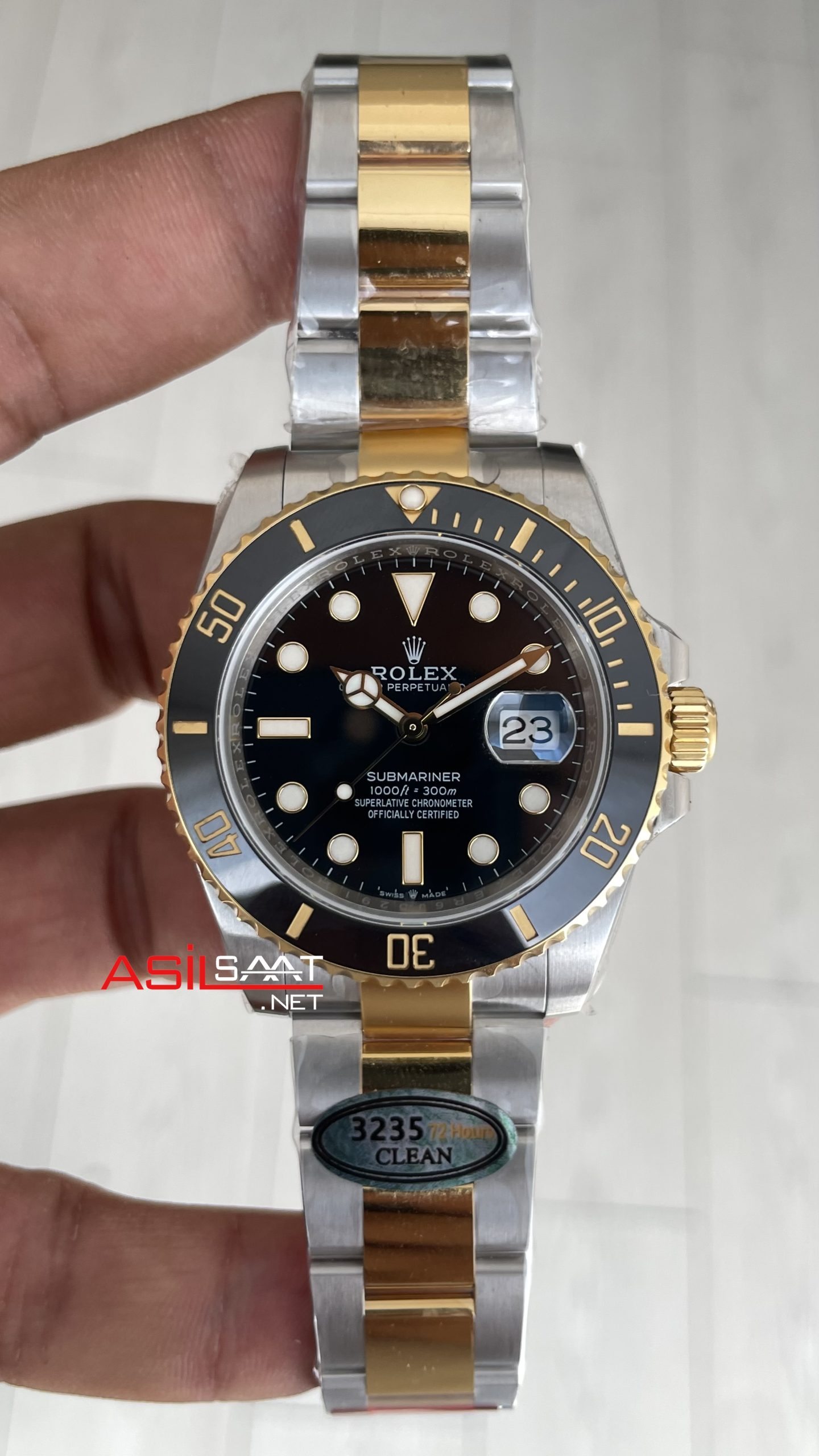 Rolex Submariner Date 126613LN Two Tone Gold 41mm 3235 Clean Factory Swiss ETA Saat Rolex Submariner Date 126613LN Two Tone Gold 41mm 3235 Clean Factory Swiss ETA Saat
