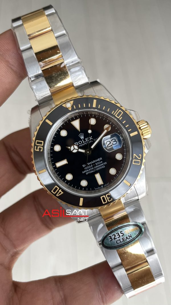 Rolex Submariner Date 126613LN Two Tone Gold 41mm 3235 Clean Factory Swiss ETA Saat Rolex Submariner Date 126613LN Two Tone Gold 41mm 3235 Clean Factory Swiss ETA Saat