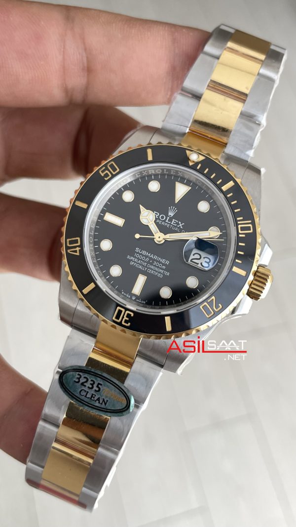 Rolex Submariner Date 126613LN Two Tone Gold 41mm 3235 Clean Factory Swiss ETA Saat Rolex Submariner Date 126613LN Two Tone Gold 41mm 3235 Clean Factory Swiss ETA Saat
