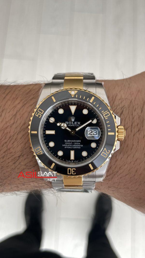 Rolex Submariner Date 126613LN Two Tone Gold 41mm 3235 Clean Factory Swiss ETA Saat Rolex Submariner Date 126613LN Two Tone Gold 41mm 3235 Clean Factory Swiss ETA Saat