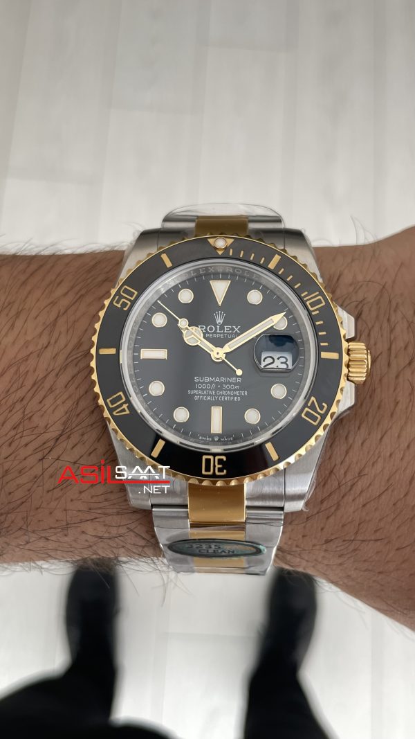 Rolex Submariner Date 126613LN Two Tone Gold 41mm 3235 Clean Factory Swiss ETA Saat Rolex Submariner Date 126613LN Two Tone Gold 41mm 3235 Clean Factory Swiss ETA Saat
