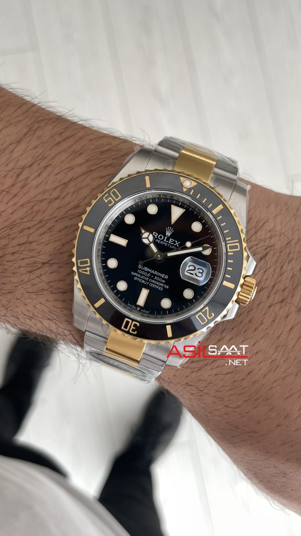 Rolex Submariner Date 126613LN Two Tone Gold 41mm 3235 Clean Factory Swiss ETA Saat Rolex Submariner Date 126613LN Two Tone Gold 41mm 3235 Clean Factory Swiss ETA Saat