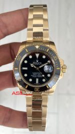 Rolex Submariner Gold 126618LN Siyah Oyster 41mm Replika Saat