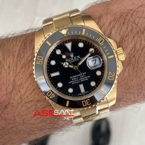 Rolex Submariner Gold 126618LN Siyah Oyster 41mm Replika Saat
