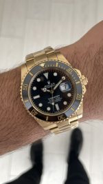 Rolex Submariner Gold 126618LN Siyah Oyster 41mm Replika Saat