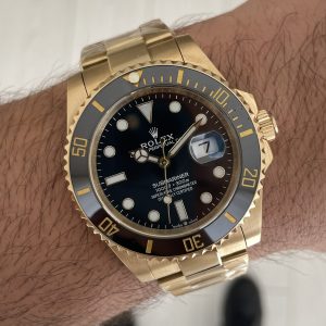 Rolex Submariner Gold 126618LN Siyah Oyster 41mm Replika Saat