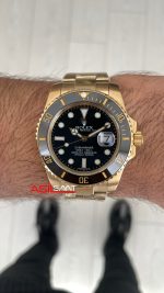 Rolex Submariner Gold 126618LN Siyah Oyster 41mm Replika Saat