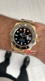 Rolex Submariner Gold 126618LN Siyah Oyster 41mm Replika Saat
