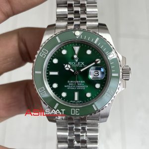 Rolex Submariner Hulk Jubilee Yeşil Kadran 41mm Replika Saat