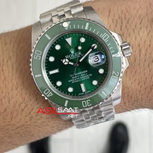 Rolex Submariner Hulk Jubilee Yeşil Kadran 41mm Replika Saat