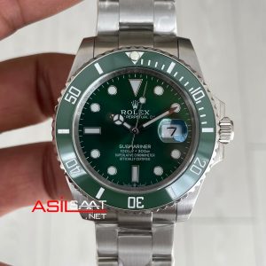 Rolex Submariner Hulk 116610LV Yeşil Kadran 40mm Replika Saat
