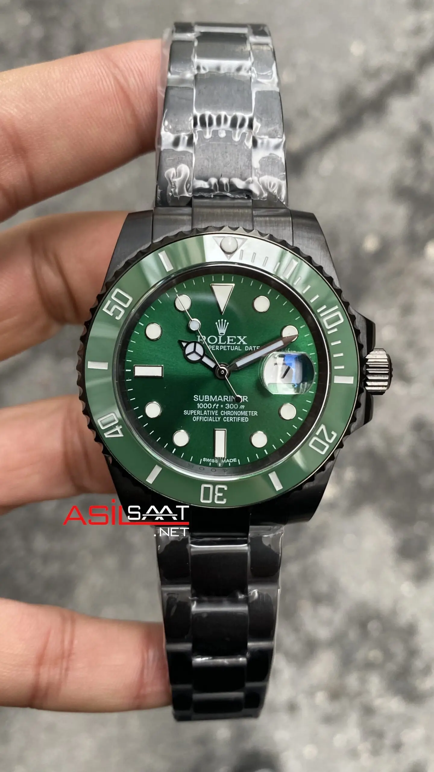 Rolex Submariner Hulk Siyah 126610 Venom