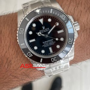 Rolex Submariner No Date 124060 Siyah Kadran 41mm Replika Saat