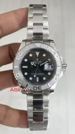 Rolex Yacht Master Gri Kadran 126662 Rhodium 40mm Replika Saat
