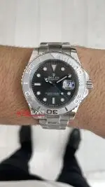 Rolex Yacht Master Gri Kadran 126662 Rhodium 40mm Replika Saat