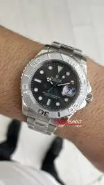 Rolex Yacht Master Gri Kadran 126662 Rhodium 40mm Replika Saat