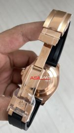 Rolex Yacht Master Oysterflex Rubber 226659 Everose 40mm Siyah Kadran Replika Saat