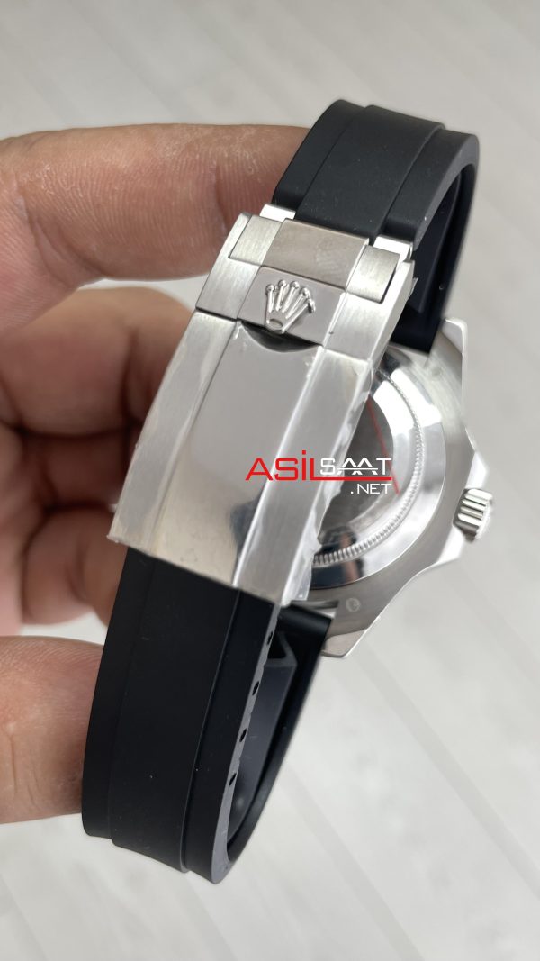 Rolex Yacht Master Oysterflex Rubber 226659 Siyah Kadran 42mm Replika Saat