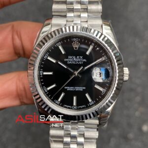Rolex Datejust Siyah 126334 Jubilee Swiss Eta