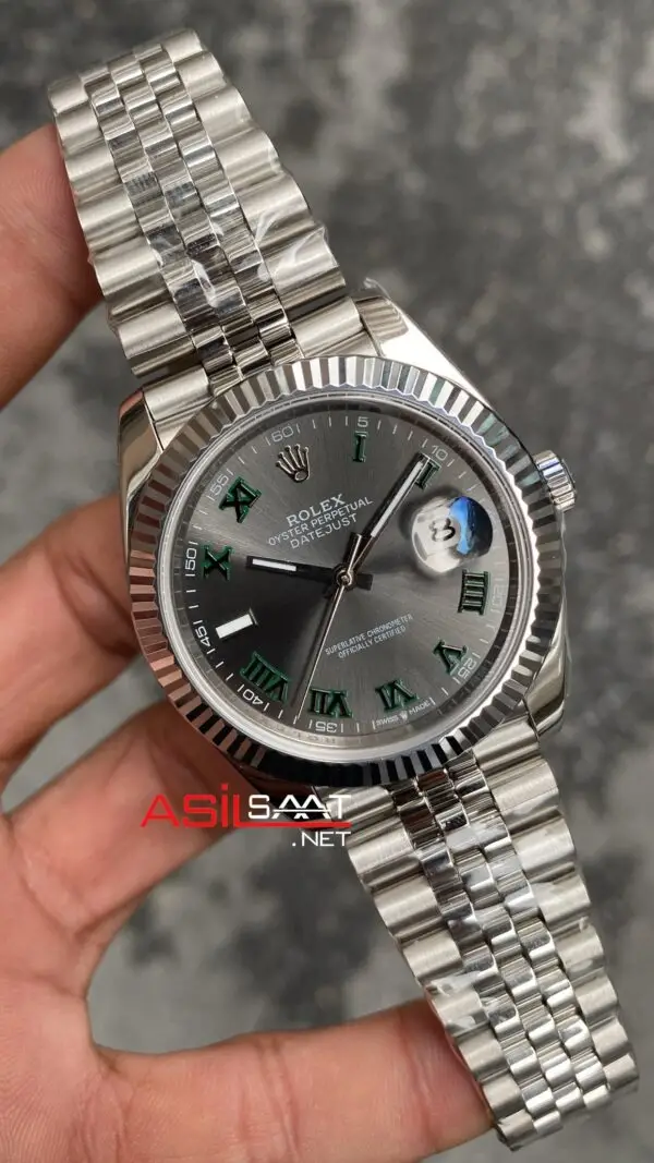 Rolex Datejust Wimbledon 126334 41 mm Jubilee 3235 Swiss Eta