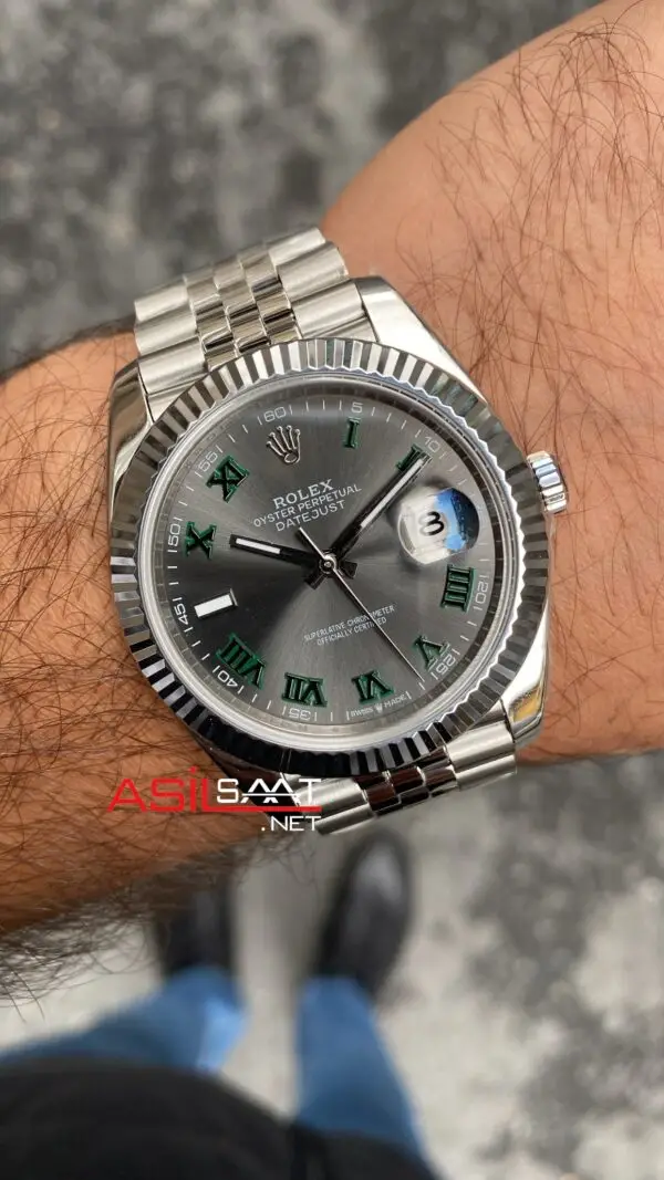 Rolex Datejust Wimbledon 126334 41 mm Jubilee 3235 Swiss Eta