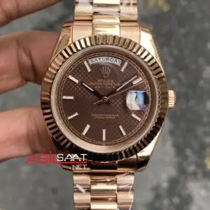 Rolex Day Date Chocolate 228235 President Rose