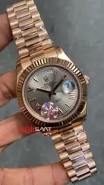 Rolex Day-Date President 40 mm 228235 Everose Gold Replika Saat ROLDD037