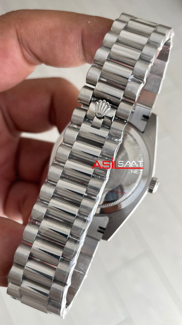 Rolex Day Date Rhodium 228238 President Gri Kadran 40mm Replika Saat Rolex Day Date Rhodium 228238 President Gri Kadran 40mm Replika Saat