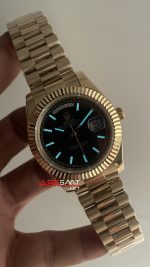 Rolex Day Date Siyah 228238 President 40mm Gold Replika Saat