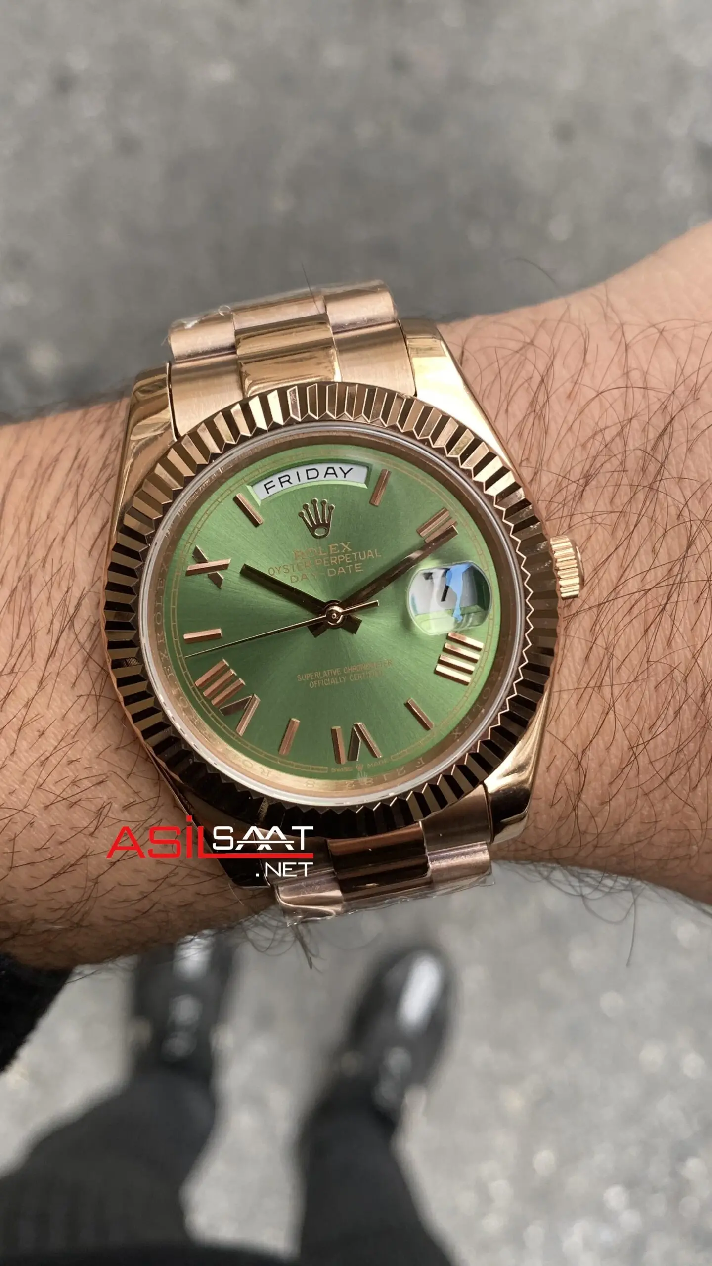 Rolex 228235 green 2025