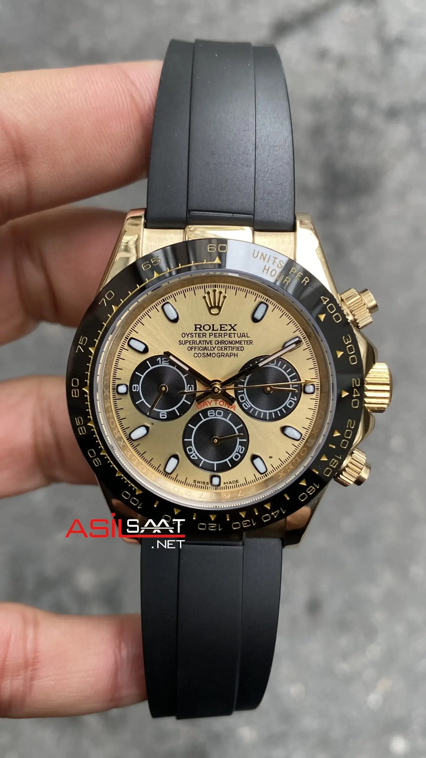 Rolex Daytona 116518 Cosmograph Rubber 40 mm Gold