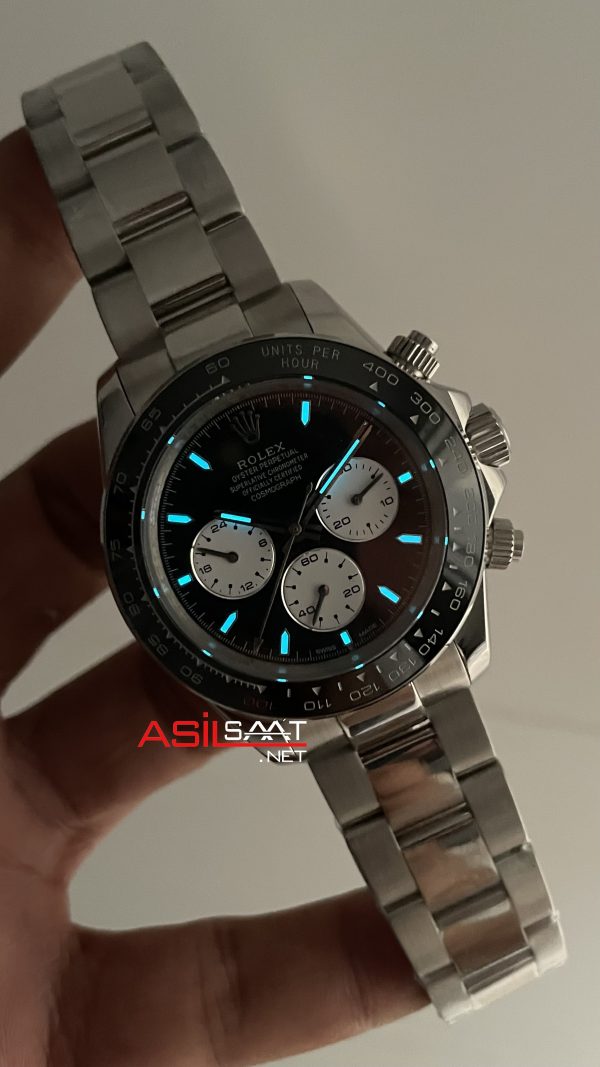 Rolex Daytona Le Mans 126529LN Siyah Kadran 40mm Replika Saat Rolex Daytona Le Mans 126529LN Siyah Kadran 40mm Replika Saat