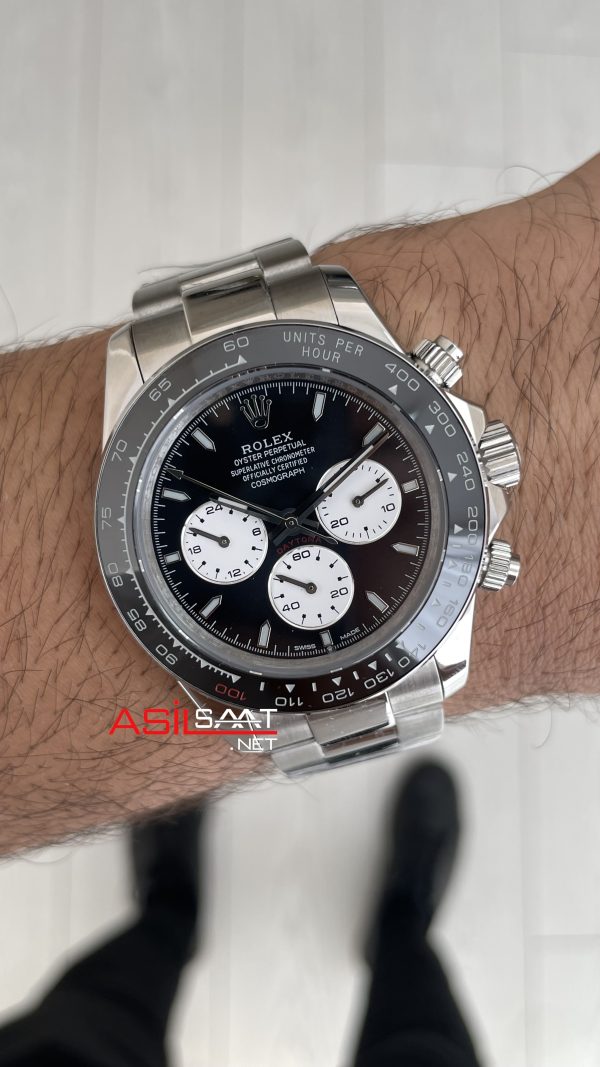 Rolex Daytona Le Mans 126529LN Siyah Kadran 40mm Replika Saat Rolex Daytona Le Mans 126529LN Siyah Kadran 40mm Replika Saat