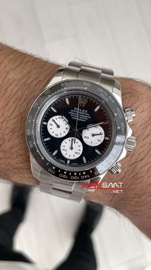 Rolex Daytona Le Mans 126529LN Siyah Kadran 40mm Replika Saat Rolex Daytona Le Mans 126529LN Siyah Kadran 40mm Replika Saat