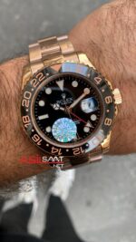 Rolex Gmt Master II 40 mm Everose Replika Saat ROLG005