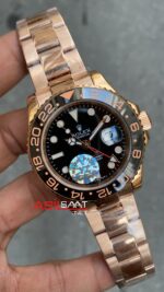 Rolex Gmt Master II 40 mm Everose Replika Saat ROLG005