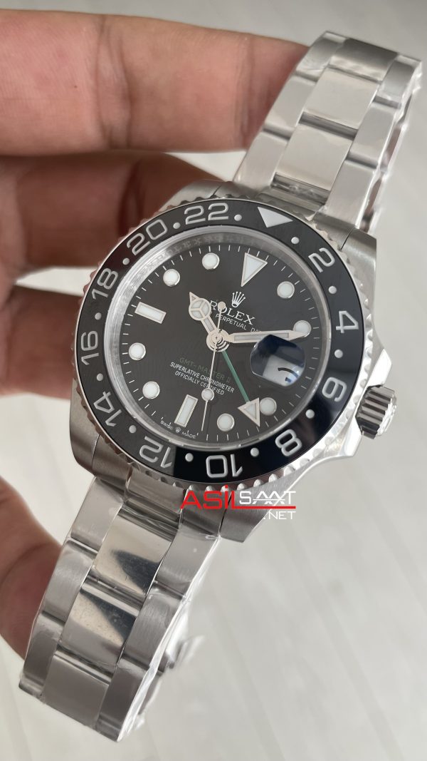 Rolex Green Arrow Gmt Master II 116710LN Oyster 40mm Replika Saat Rolex Green Arrow Gmt Master II 116710LN Oyster 40mm Replika Saat