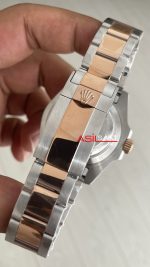 Rolex Root Beer Gmt Master II 126711CHNR Two Tone Rose 40mm Replika Saat