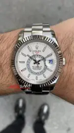 Rolex Sky Dweller Beyaz 326934 Oyster Replika
