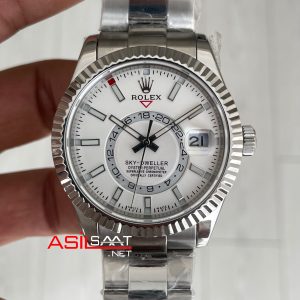 Rolex Sky Dweller Beyaz 336934 Oyster 42mm Swiss ETA Saat