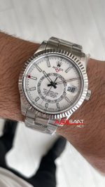 Rolex Sky Dweller Beyaz 336934 Oyster 42mm Swiss ETA Saat