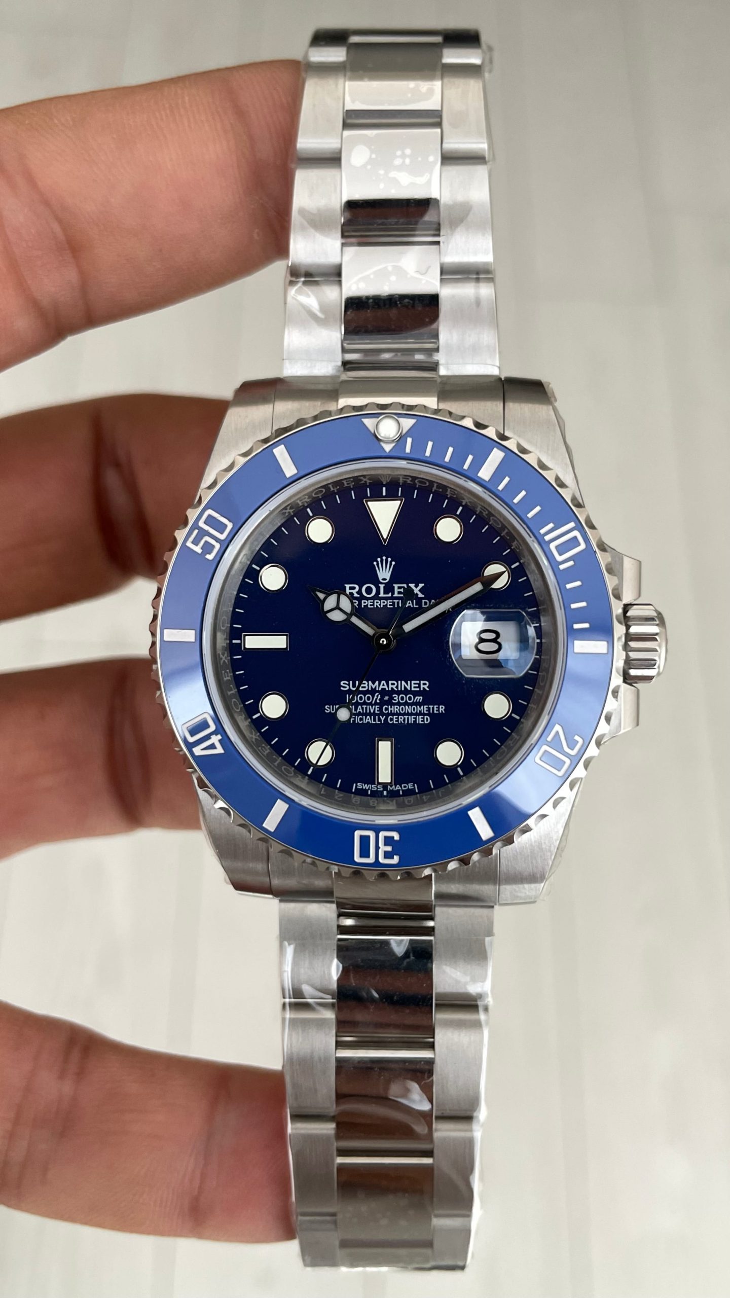 Rolex Submariner Mavi 116619LB Smurf 40mm 3135 Swiss ETA Saat Clean Factory Rolex Submariner Mavi 116619LB Smurf 40mm 3135 Swiss ETA Saat Clean Factory