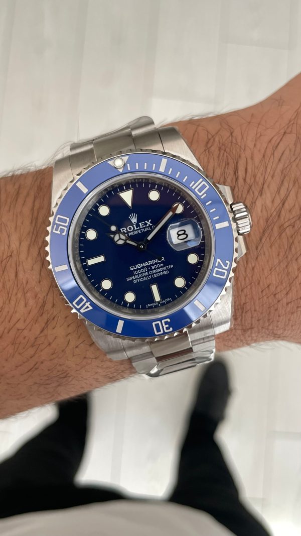 Rolex Submariner Mavi 116619LB Smurf 40mm 3135 Swiss ETA Saat Clean Factory Rolex Submariner Mavi 116619LB Smurf 40mm 3135 Swiss ETA Saat Clean Factory