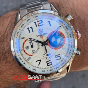 TAG Heuer BMW Silver Beyaz Kadran