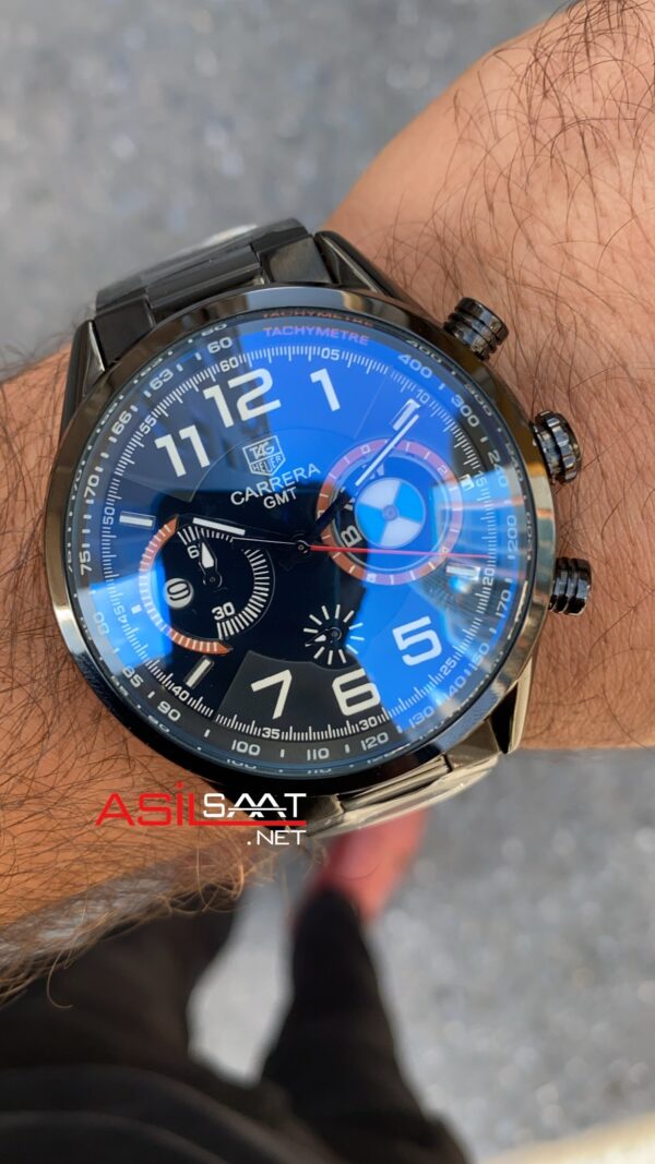 TAG Heuer Bmw PVD Black Case Siyah Kadran TAG Heuer Bmw PVD Black Case Siyah Kadran